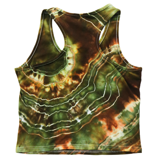 Geothermal Pool - Women’s XL Crop Racerback Tank