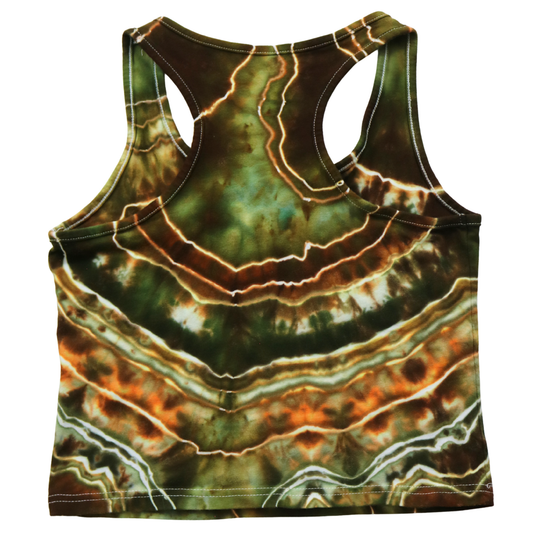 Geothermal Pool - Women’s L Crop Racerback Tank