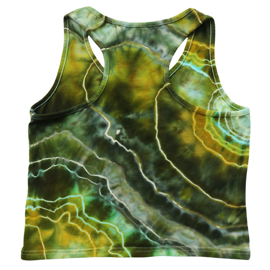 Ocean Jasper - Women’s XL Crop Racerback Tank