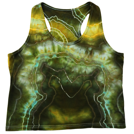 Ocean Jasper - Women’s 2XL Crop Racerback Tank
