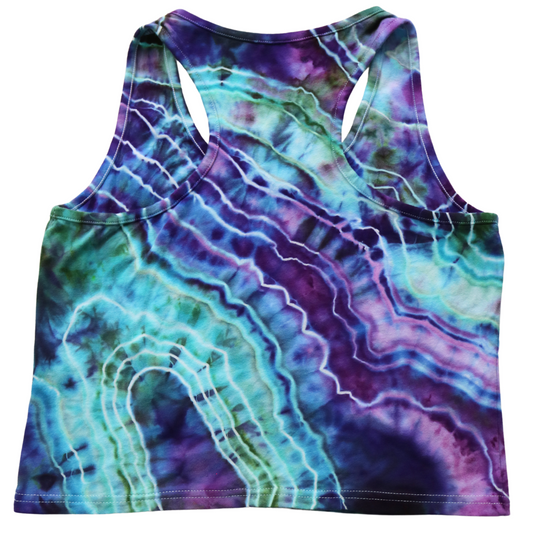 Fluorite - Women’s XL Crop Racerback Tank