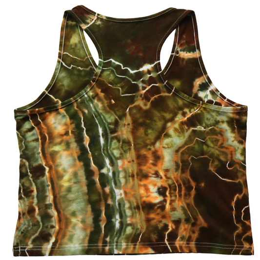 Geothermal Pool - Women’s 2XL Crop Racerback Tank