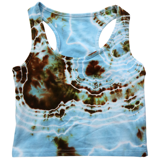 Coastal - Women’s Medium Crop Racerback Tank