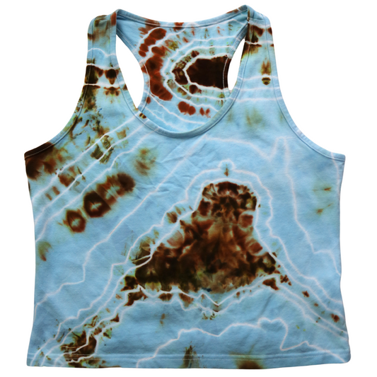 Coastal - Women’s 2XL Crop Racerback Tank