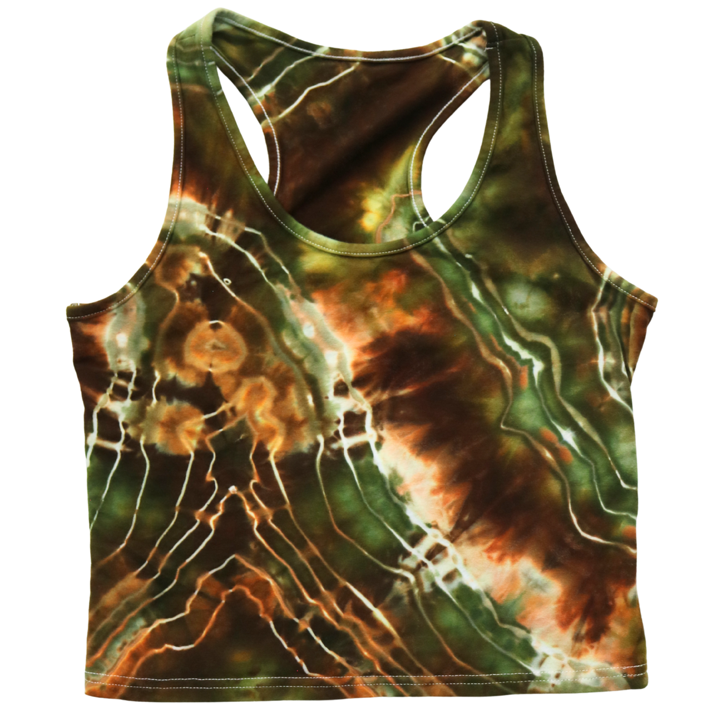 Geothermal Pool - Women’s XL Crop Racerback Tank