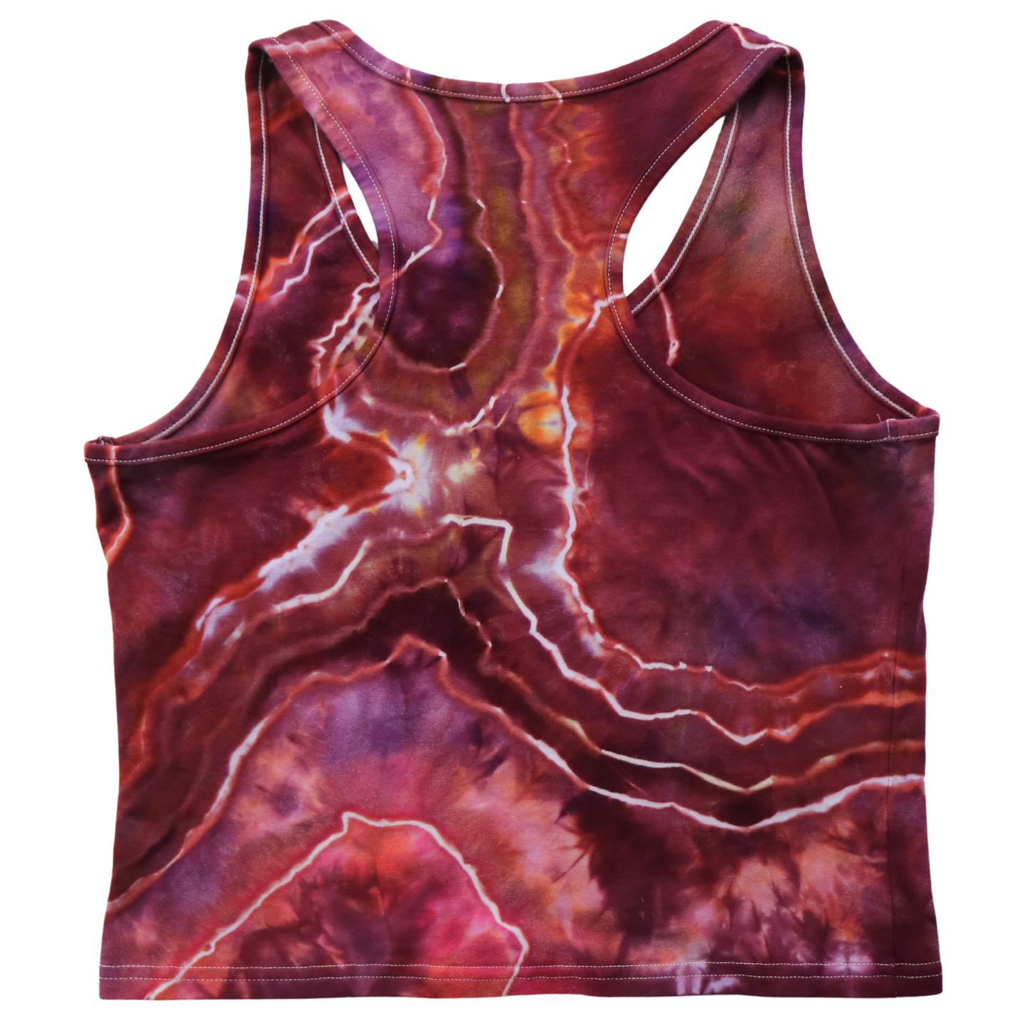 Rhodochrosite - Women's XL Crop Racerback Tank