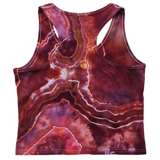 Rhodochrosite - Women's XL Crop Racerback Tank