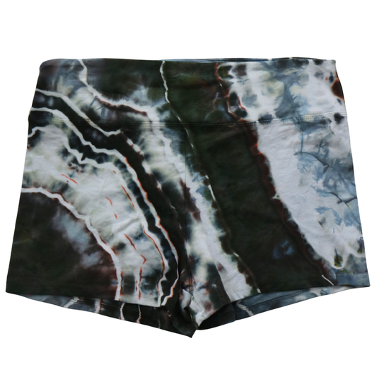 Moss Agate - Women's Medium HOT Yoga Shorts