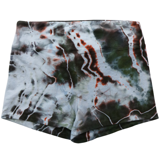 Moss Agate - Women's Small HOT Yoga Shorts