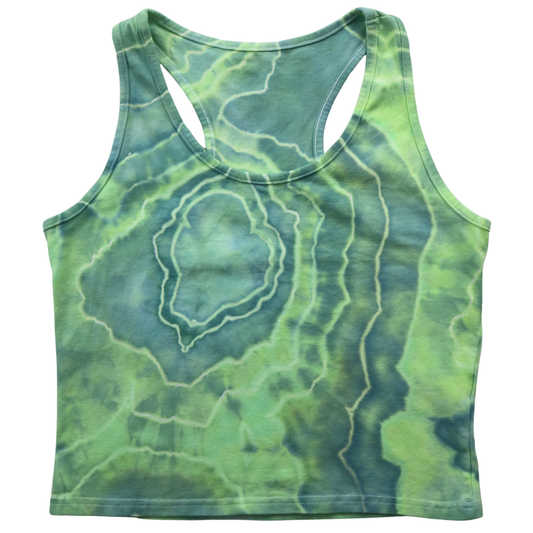 Women's XL Crop Racerback Tank
