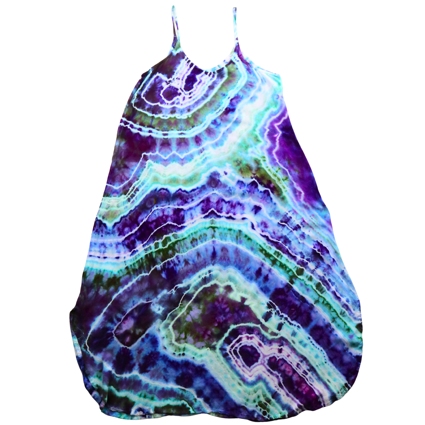 Fluorite - Large Slip-On Maxi Dress