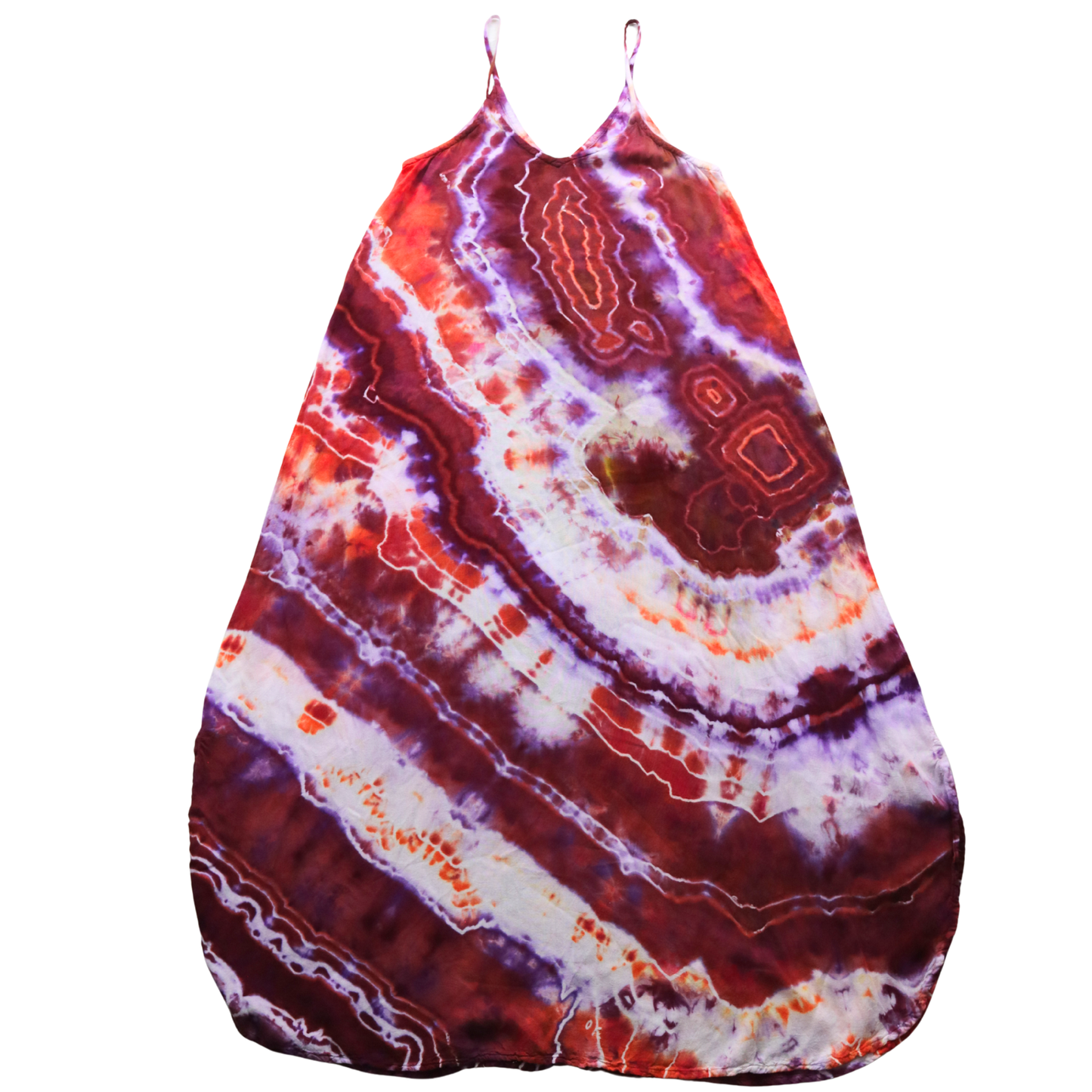 Rhodochrosite - Medium Slip-On Maxi Dress