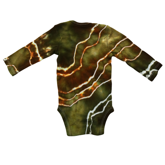 Geothermal Pools - 3-6mo Long Sleeve Onesie