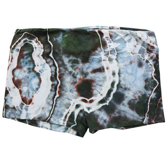 Moss Agate - Women's 2XL HOT Yoga Shorts