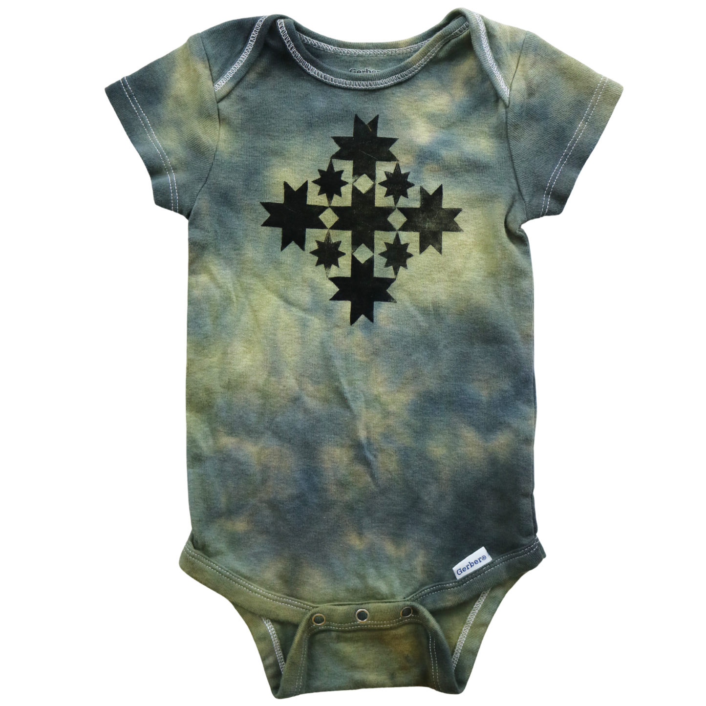 8 pt Star 6-9mo Short Sleeved Onesie