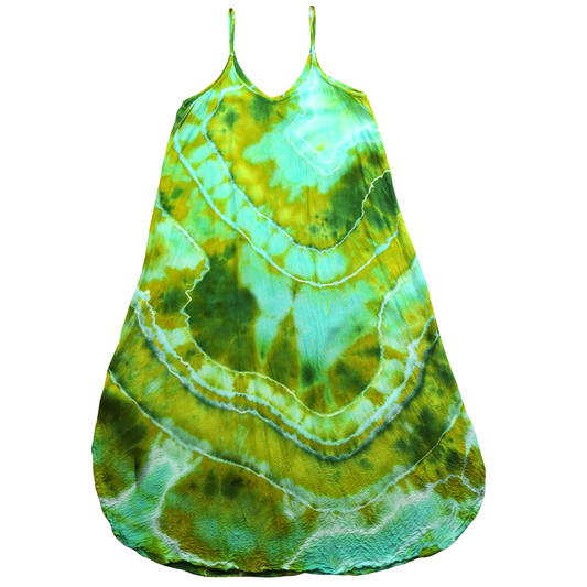 Algae - Large Slip-On Maxi Dress