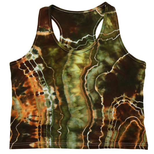 Geothermal Pool - Women’s 2XL Crop Racerback Tank
